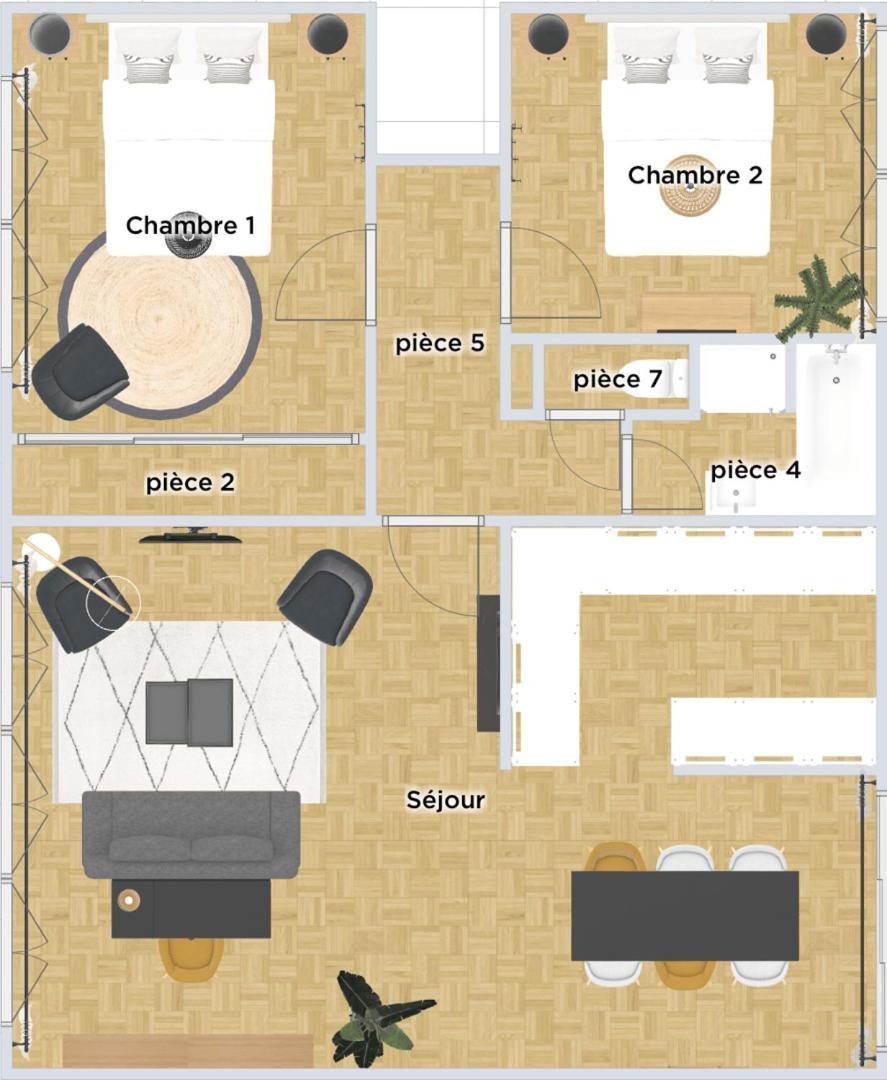 Functional 2 Bedroom Apartment Lille Exterior foto